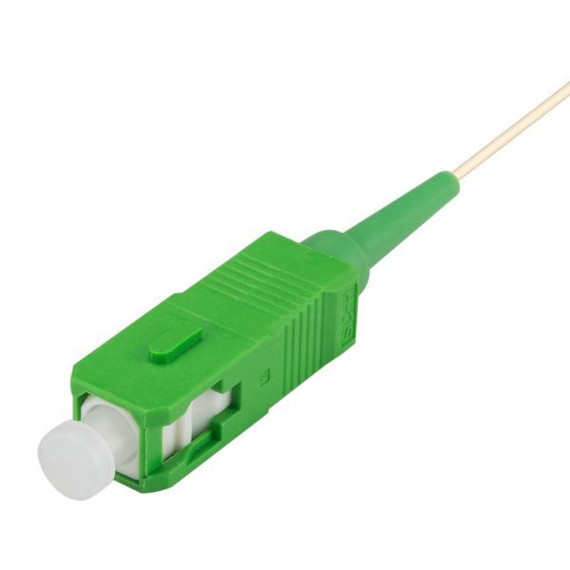 DYNAMIX 2M SC APC Pigtail G657A1 6 Pk Colour Coded, 900um Single-mode Fibre, Tight Buffer LSZH Jacket