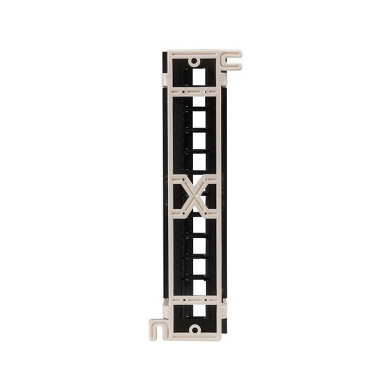 DYNAMIX Mini 1U 12 Port Unloaded Wall Mountable Keystone Patch Panel.
