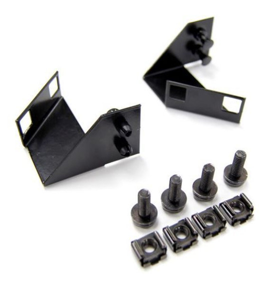 DYNAMIX Patch Panel Mounting Brackets for HWS series enclosures. (Sold as a pair with cage nuts)