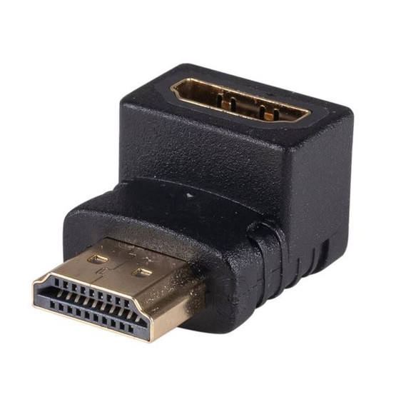 DYNAMIX HDMI Down Angled Adapter, High-Speed with Ethernet Gold Plated Connectors DYNAMIX HDMI Down Angled Adapter, High-Speed with Ethernet Gold Plated Connectors