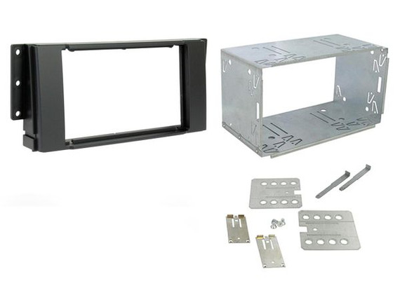 Fitting Kit Land Rover Discovery 3 - Freelander 2005 - 2010 Double Din (With Cage) (Black) Fitting Kit Land Rover Discovery 3 - Freelander 2005 - 2010 Double Din (With Cage) (Black)