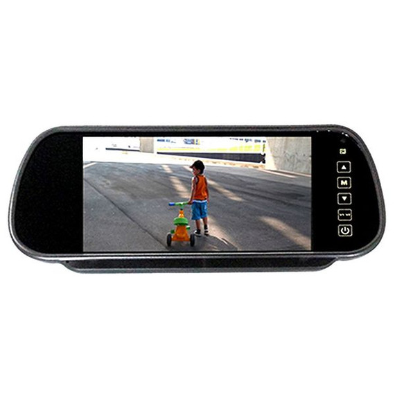 Avs 7" Clip On Rear View Mirror Rca Lcd Monitor