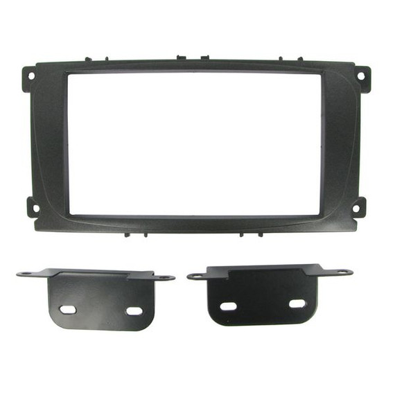 Fitting Kit Ford Focus - Mondeo 2007 - 2014 Double Din (Oval Shaped Oem Radio) (Black) Fitting Kit Ford Focus - Mondeo 2007 - 2014 Double Din (Oval Shaped Oem Radio) (Black)