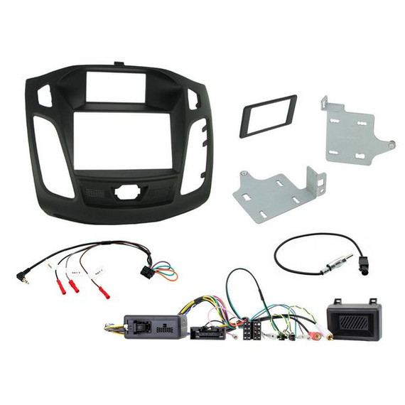 Fitting Kit Ford Focus 2011 - 2015 Double Din (Black) (Vehicles With Advanced Display) Complete Kit Fitting Kit Ford Focus 2011 - 2015 Double Din (Black) (Vehicles With Advanced Display) Complete Kit