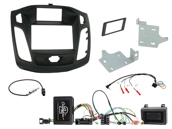 Fitting Kit Ford Focus 2011 - 2015 Double Din (Black) (Vehicles With Advanced Display) Complete Kit Fitting Kit Ford Focus 2011 - 2015 Double Din (Black) (Vehicles With Advanced Display) Complete Kit