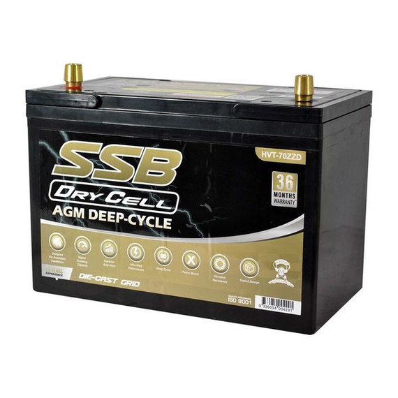 Automotive Battery Agm 12V 12Ah 780Cca By Ssb Ultra High Performance  Dry Cell