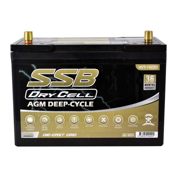 Automotive Battery Agm 12V 12Ah 780Cca By Ssb Ultra High Performance  Dry Cell