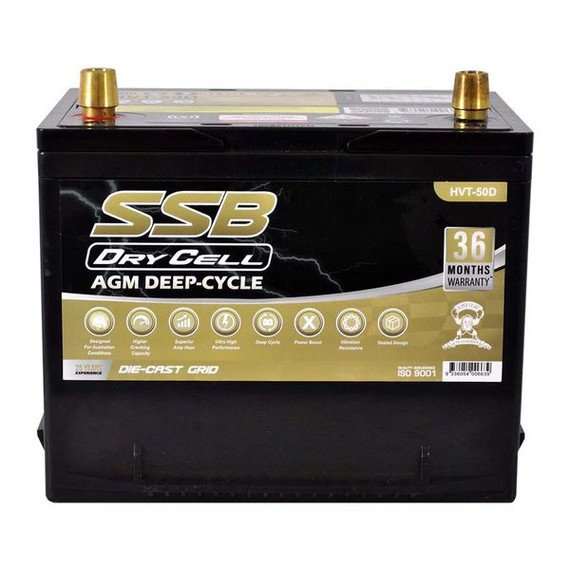 Automotive Battery Agm 12V 12Ah 600Cca By Ssb Ultra High Performance  Dry Cell