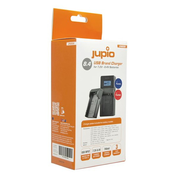 Jupio Panasonic Brand 7.4V - 8.4V Usb Charger