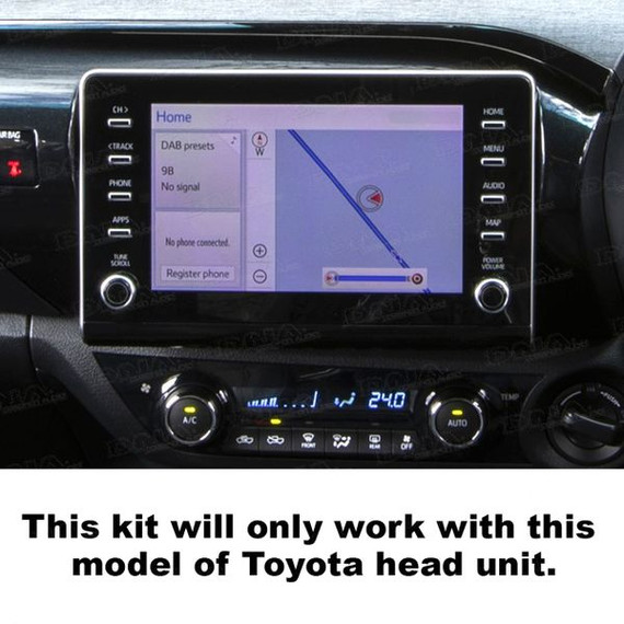 Dna Cmos Reverse Camera To Suit Toyota Hilux