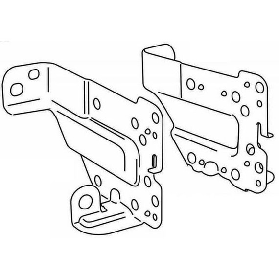 Radio Brackets Toyota Ractis Ncp100 2005 To 2010 Radio Brackets Radio Brackets Toyota Ractis Ncp100 2005 To 2010 Radio Brackets