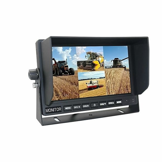 Mongoose 7" Rear View Quad Monitor