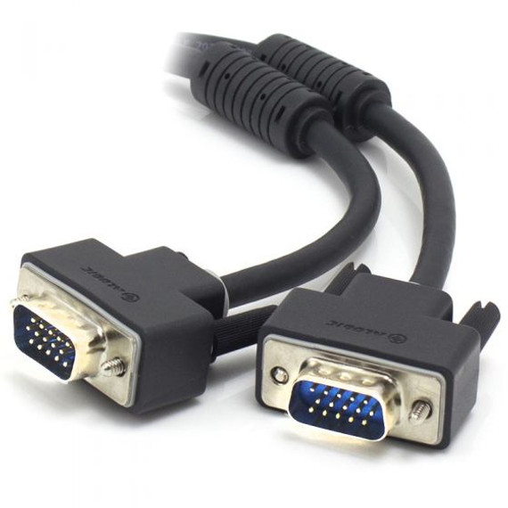 Alogic 2M Vga/Svga Premium Shielded Monitor Cable With Filter Male To Male