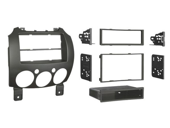 Fitting Kit Mazda 2  - Demio 2007 - 2014 Din & Double Din (Black)