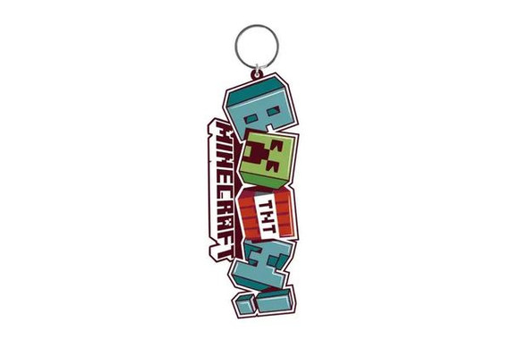 Minecraft Boom Keyring