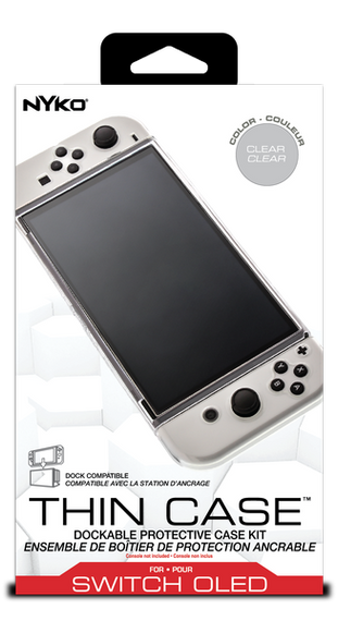 Nyko Switch OLED Thin Case (Clear)