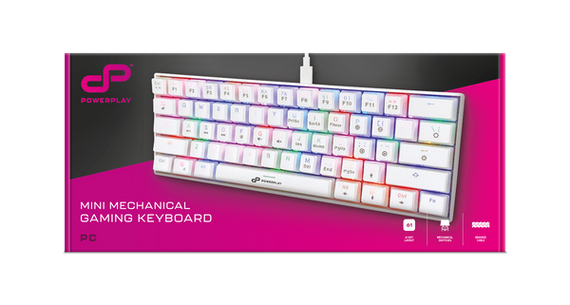 PowerPlay Mini Mechanical Keyboard (White)