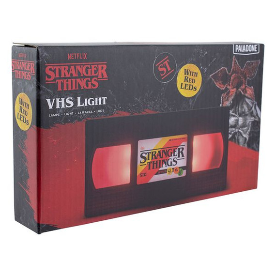 Stranger Things VHS Tape Logo Light