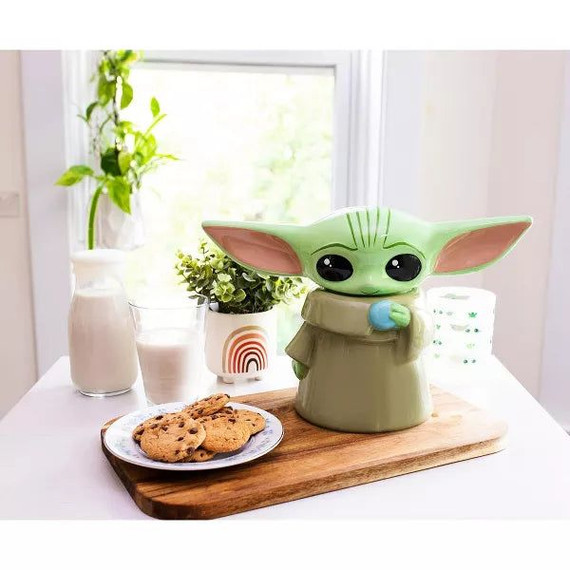 Star Wars Grogu Ceramic Cookie Jar