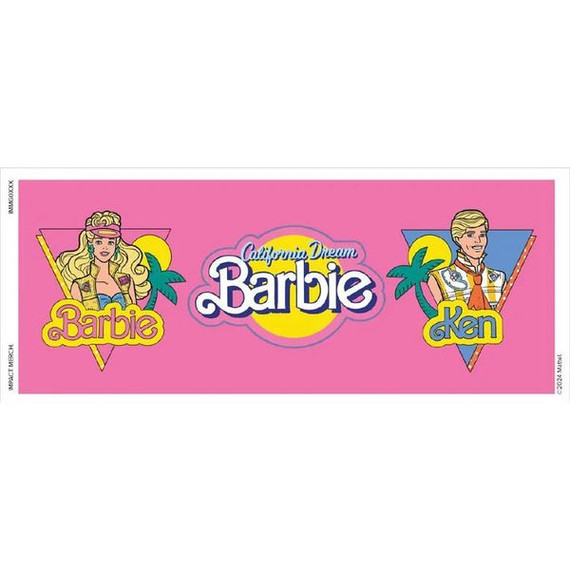 Barbie Retro Ken and Barbie White Mug