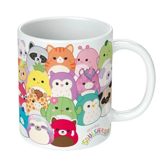 Squishmallows Squish Squad White Mug