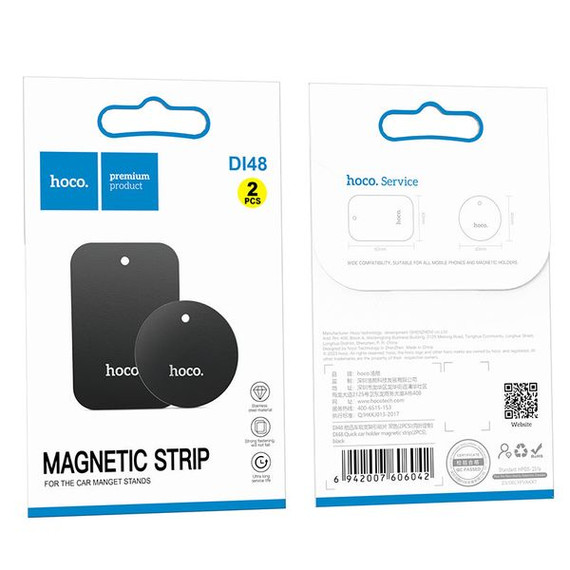 Hoco Metallic Plate for Magnetic Car Mounts - 2 pack (DI48)