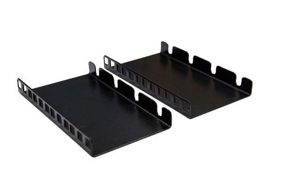 DYNAMIX Vertical Rail Extension Bracket for a 4U Rackmount. 100mm long. Sold as a Pair