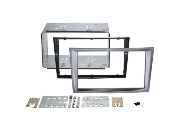 Fitting Kit Holden Captiva 5  - Astra 2006 - 2015 Double Din (With Centre Crease) (Gunmetal)