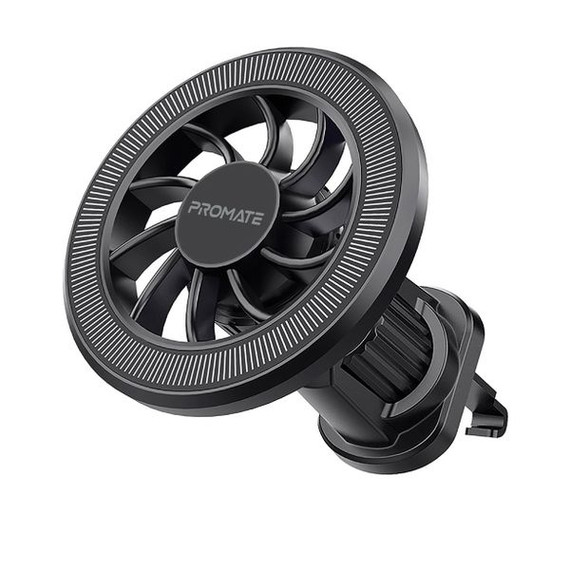 PROMATE MagGrip Cradleless AC Vent Magnetic Smartphone Mount. Includes Metal Ring. 360 Rotation. Seure Mounting. Perfect for All Phones & Cases. 