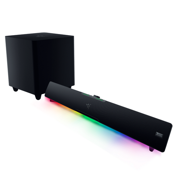 Razer Leviathan V2 Pro - Ai-Powered Beamforming Pc Gaming Soundbar With Subwoofer - Us/Can + Aus/Nz Packaging