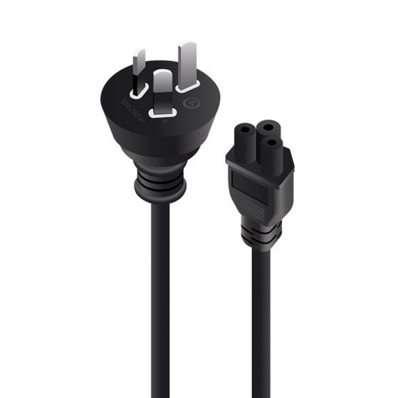 Alogic 2M Aus Pin Mains Plug To Iec C5 - Male To Female - Retail Box Packaging Alogic 2M Aus Pin Mains Plug To Iec C5 - Male To Female - Retail Box Packaging