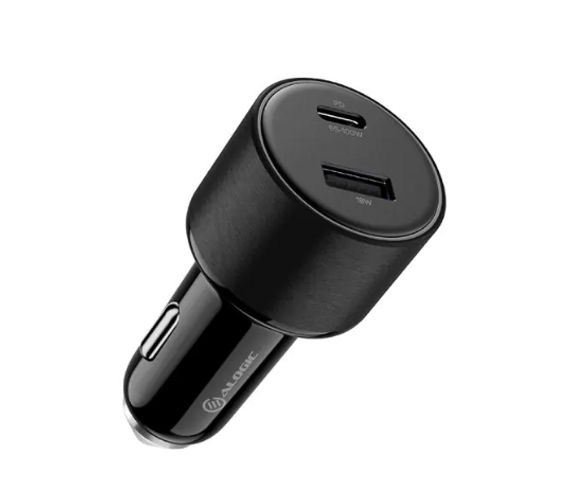 Alogic Rapid Power 100W Car Charger 1 X Usb-C & 1 X Usb-A Port