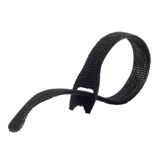 VELCRO Brand ECO Pre-cut 6pk Straps Made from 50% Recycled Materials. Strong, Durable, Reliable & Reusable. 9.5mm x 12.7cm Black Ties Suitable for Indoor or Outdoor Use. Wrap & Unwrap Over 1,000 Times.