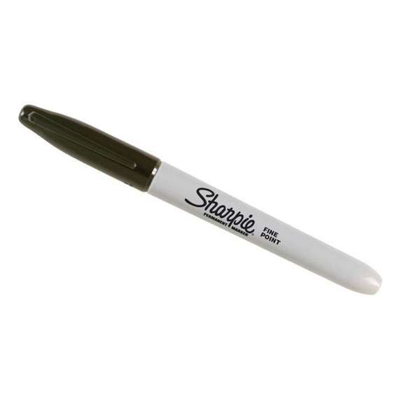 SHARPIE 12-Pack Fine Point Permanent Black Colour Marker. Permanent on most Surfaces. Quick Drying, Fade & Water-resistant Ink. Precise, Narrow Tip for Extreme Control. Non-toxic.