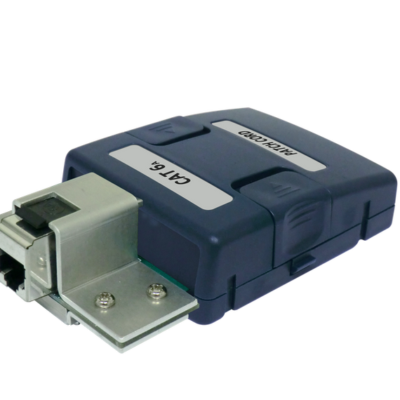 WIREXPERT Single CAT6A Patch Cord (PC) Adapter with Test Jack Mount for Performing Shielded/Unshielded CAT6A PC Testing  *Bought in to Order - 14 Day Lead