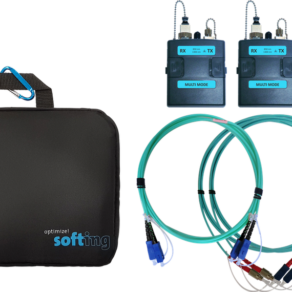 FIBERXPERT Multimode Fiber Adapter 850/1300nm Testing Kit. Includes 2x MMEF Adapters with LC & FC interfaces, 2x FC-LC Modally Transparent, 2x LC-LC Simplex Cord. *Bought in to Order - 14 Day Lead