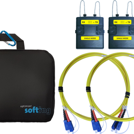 FIBERXPERT Singlemode Fiber Adapter 1310/1550nm Testing Kit. Includes 2x SM Adapters with SC Interfaces, 2x SC-LC Converter, 2x SC-LC Simplex Test Cords, 2x *Bought in to Order - 14 Day Lead