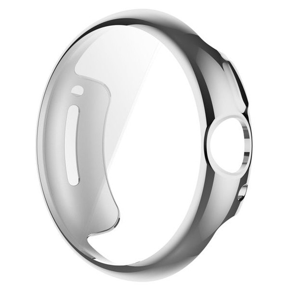 Google Pixel Watch Soft Gel Case Silver Google Pixel Watch Soft Gel Case Silver
