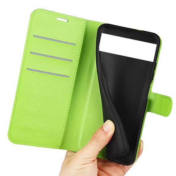 Google Pixel 7      Pu Wallet Case    [Green]