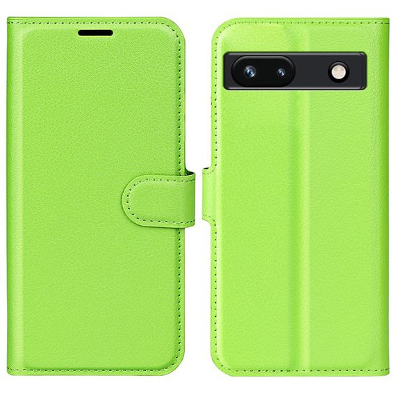 Google Pixel 7A      Pu Wallet Case    [Green]
