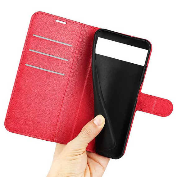Google Pixel 7 Pro      Pu Wallet Case    [Red]