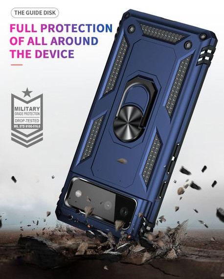 Google Pixel 6      Military Armour Case    Navy