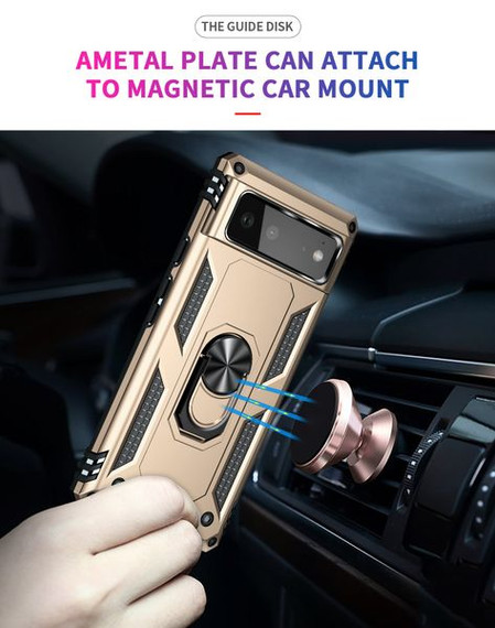 Google Pixel 6      Military Armour Case    Gold