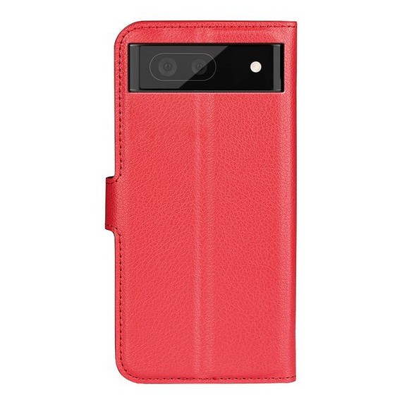 Google Pixel 6A      Pu Wallet Case    [Red]