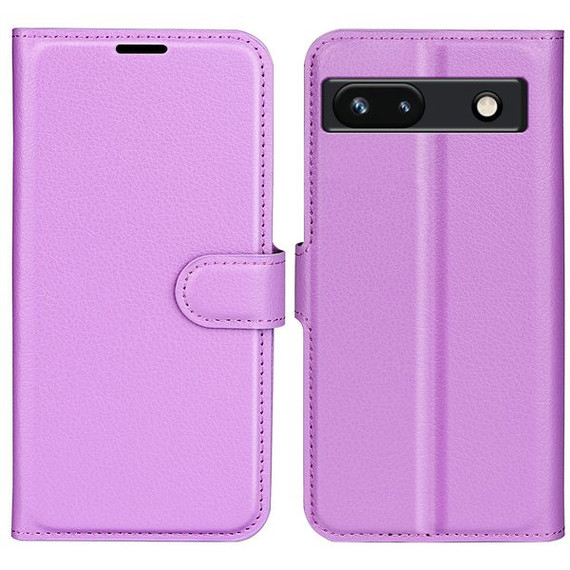 Google Pixel 7A      Pu Wallet Case    [Purple]