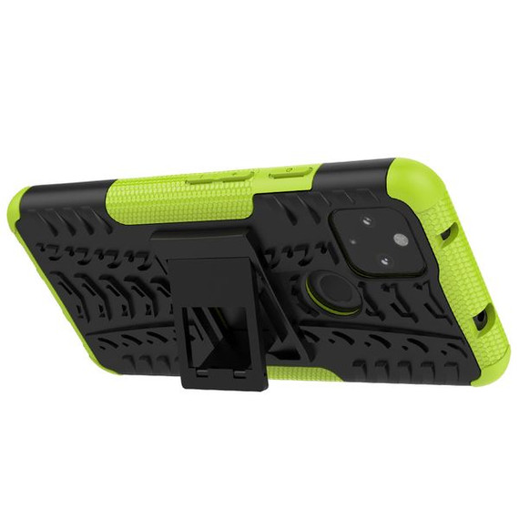 Google Pixel 4a 5G      Heavy Duty Case    Green