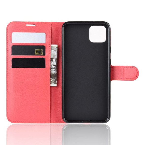Google Pixel 4      Pu Wallet Case    [Red]