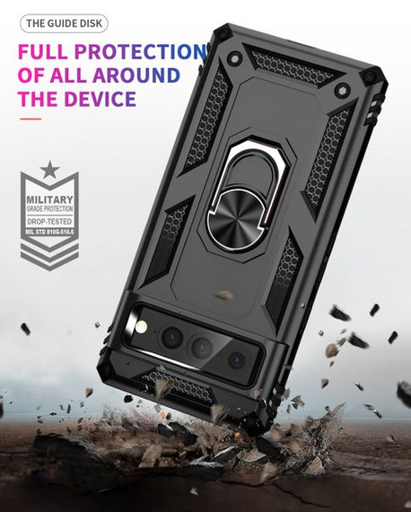 Google Pixel 7 Pro      Military Armour Ring Case    Black