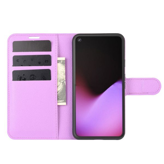 Google Pixel 4A 5G      Pu Wallet Case    [Purple]