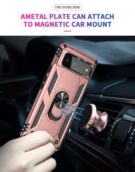 Google Pixel 6      Military Armour Case    RoseGold